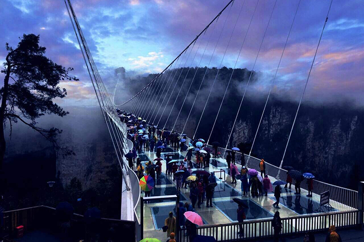 長沙出發(fā)到張家界玻璃橋、天門山、玻璃棧道、鳳凰古城3日游